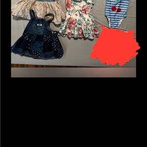 baby girl summer clothes bundle 18m 2T